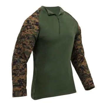 1/4 Zip Tactical Airsoft Combat Shirt