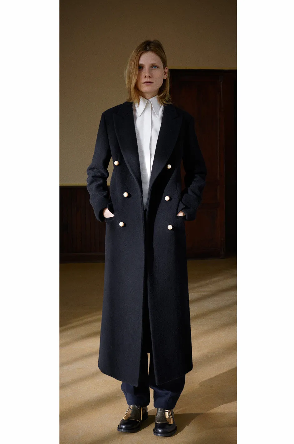 2013 Kim Kardashian Favorite Pre-Fall Celine Pearl Coat