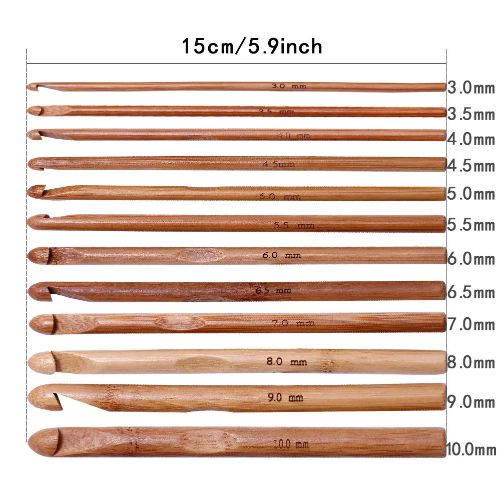 29 Pcs Crochet Hooks Kit