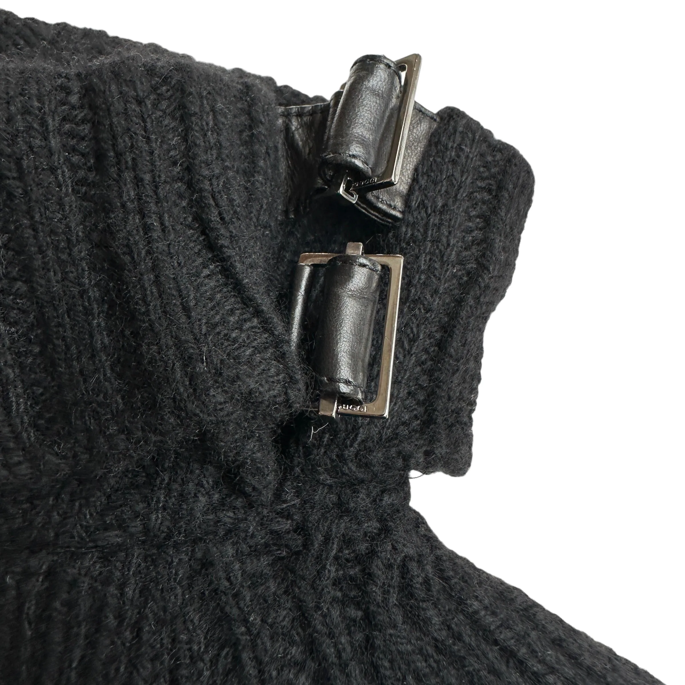 Black Cashmere Turtleneck Sweater - XS