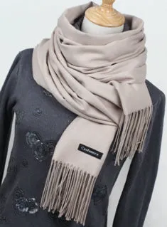 Cashmere Scarves Tassel Lady Thick Warm Scarf