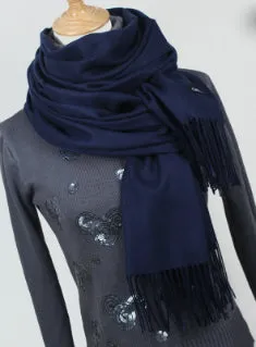 Cashmere Scarves Tassel Lady Thick Warm Scarf