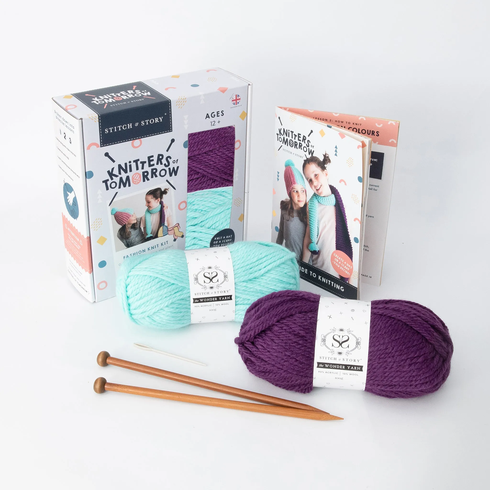 Childrens Beginners Knitting Kit