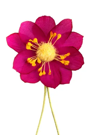 Dark Magenta Lotus Boutonnière Flower