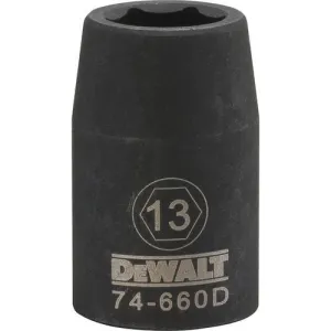 Dewalt DWMT74660OSP  - 1/2 DRIVE IMPACT SOCKET - 6 POINT-13MM