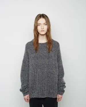 Dramatic Mohair Pullover