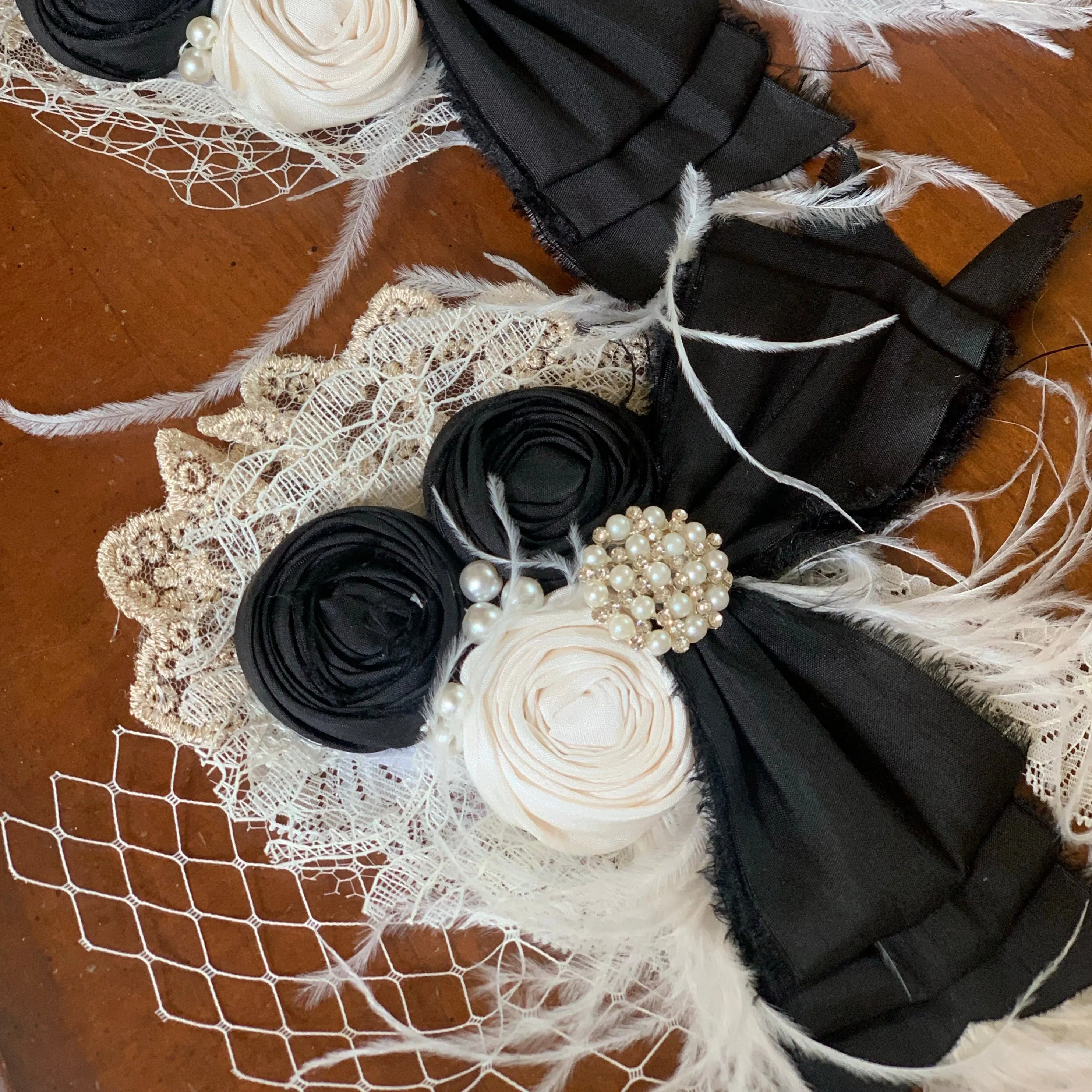 Dramatic Rosette Headband