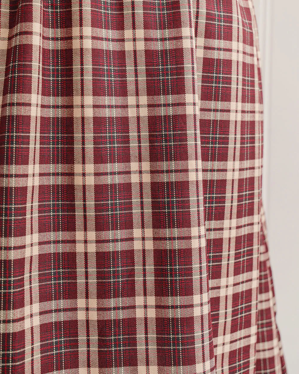 Festive Gathering Plaid Dress