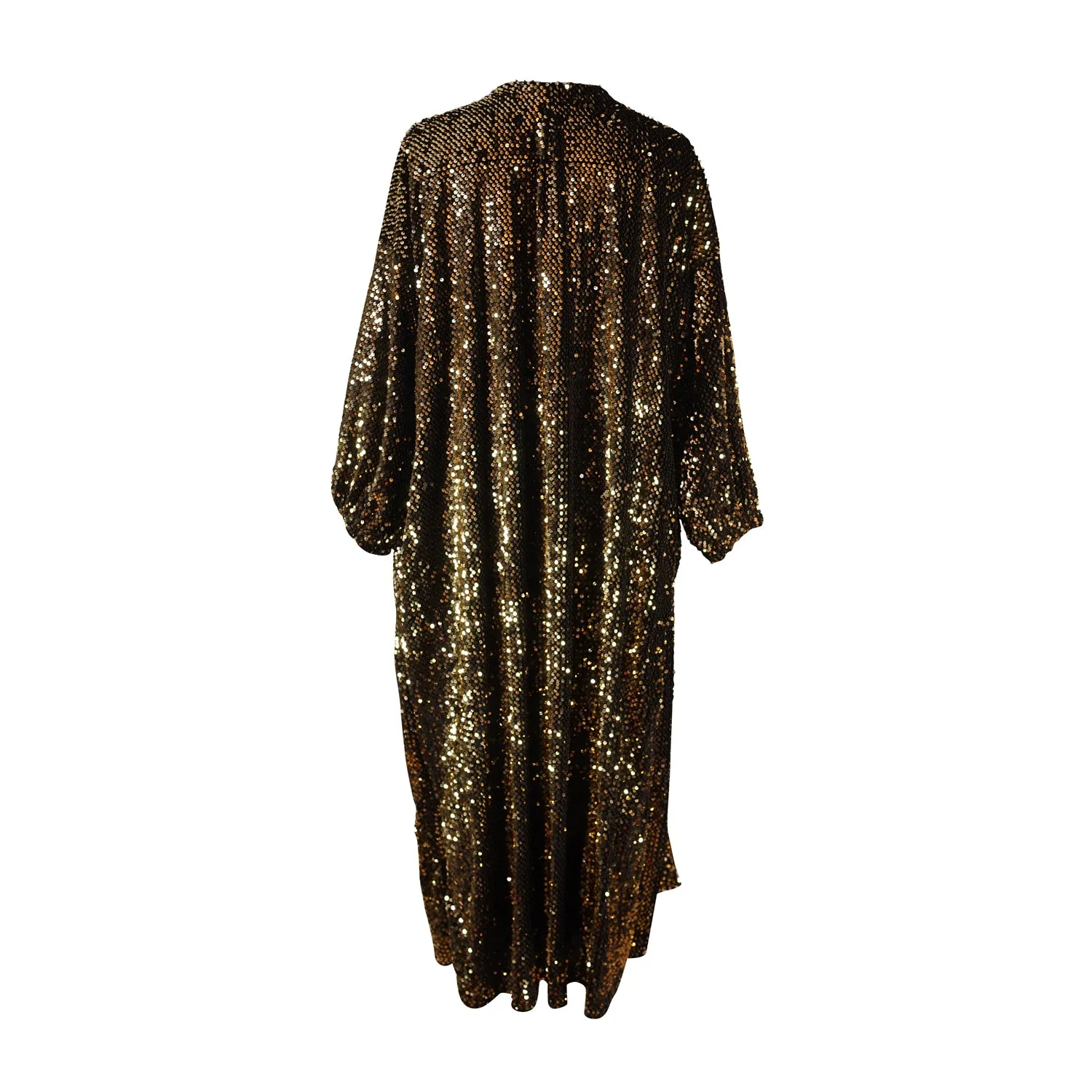 Gold Sequin Cocoon Jacket