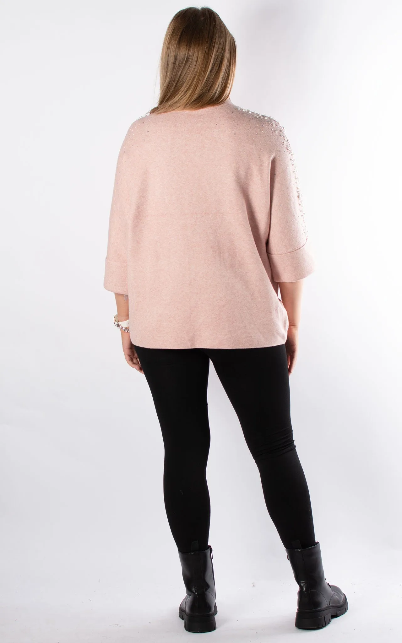 Heather Sparkle Jumper | Pink