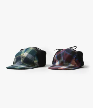 Hunting Cap – Plaid Melton Wool