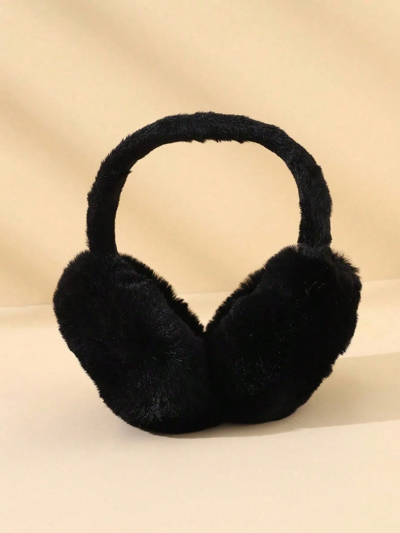 Kids ear muffs|1pc Solid Color Casual Ear Muff For Children & Teenagers, Furry & Adorable, Very Soft & Comfortable