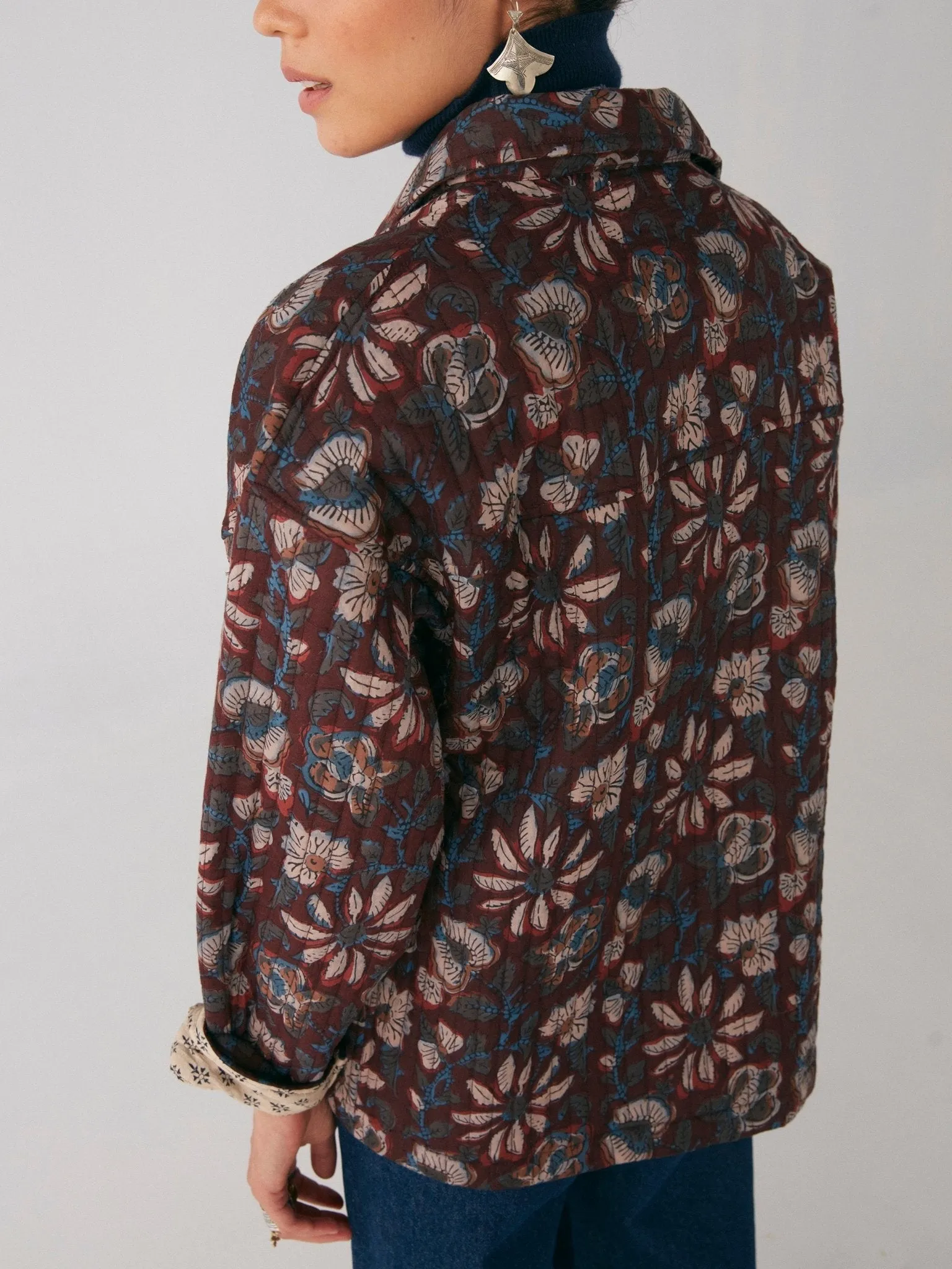 Kumud Jacket - Srinagar Tobacco