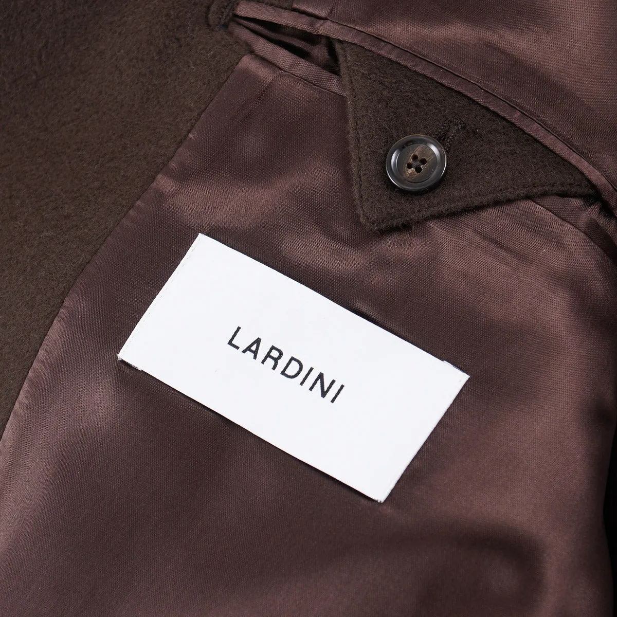 Lardini Soft Brushed Wool Overcoat