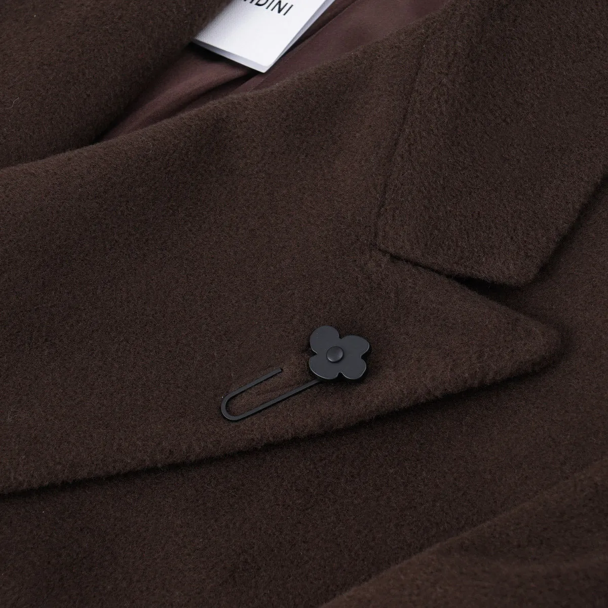 Lardini Soft Brushed Wool Overcoat