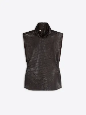 Leather bib