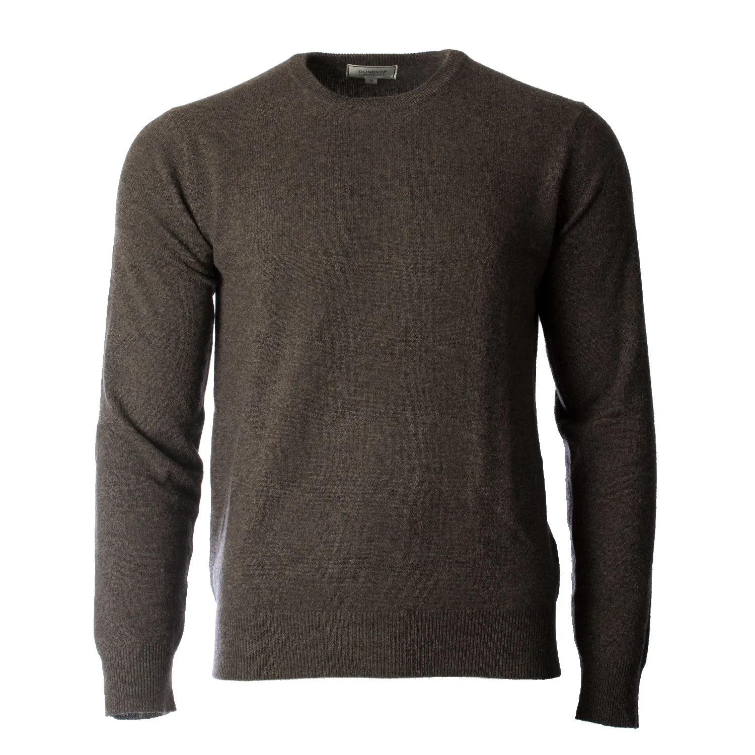 Men's Dunedin Cashmere 100% Cashmere Crew Neck Sweater Ptarmigan