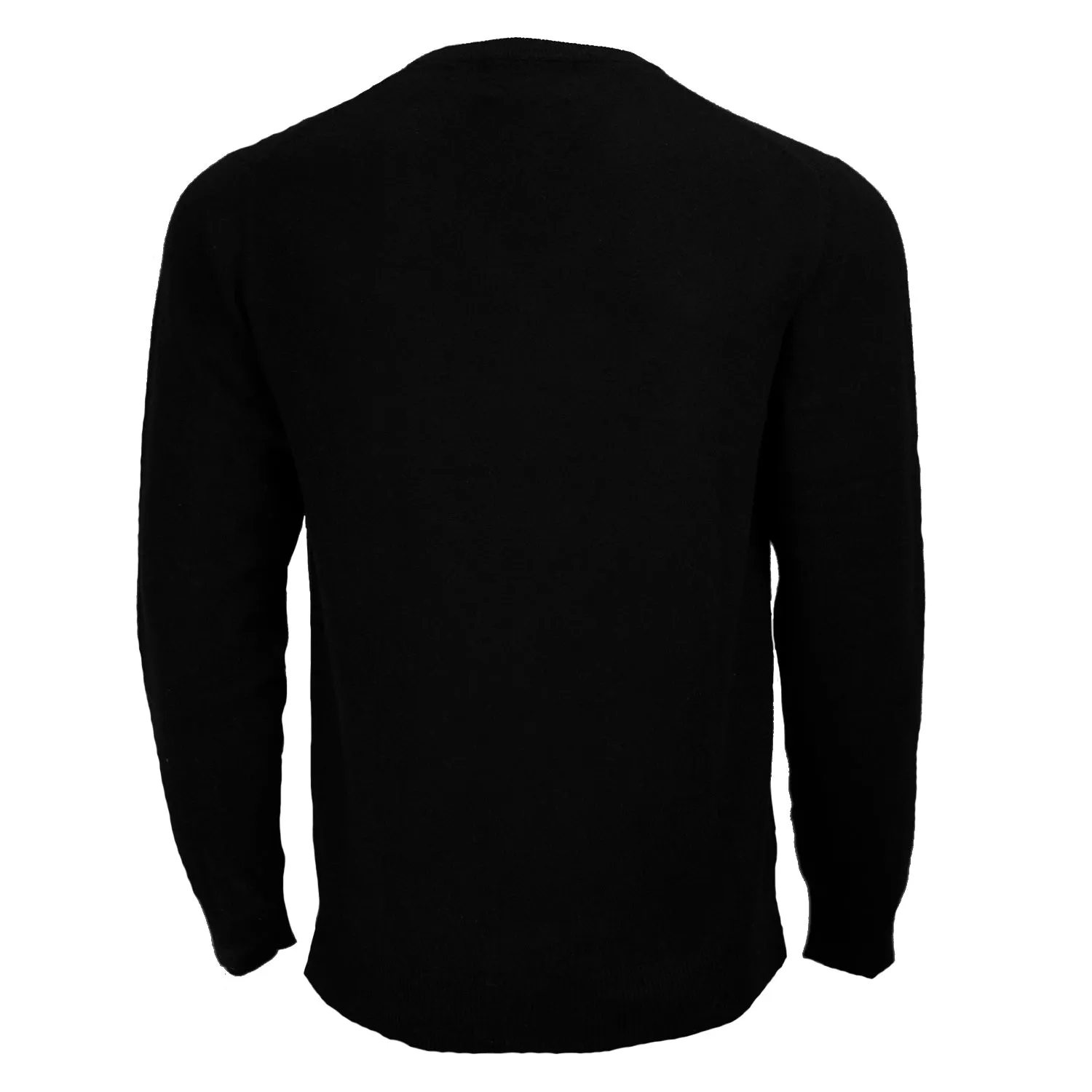 Men's Dunedin Cashmere 100% Cashmere V-Neck Sweater Black