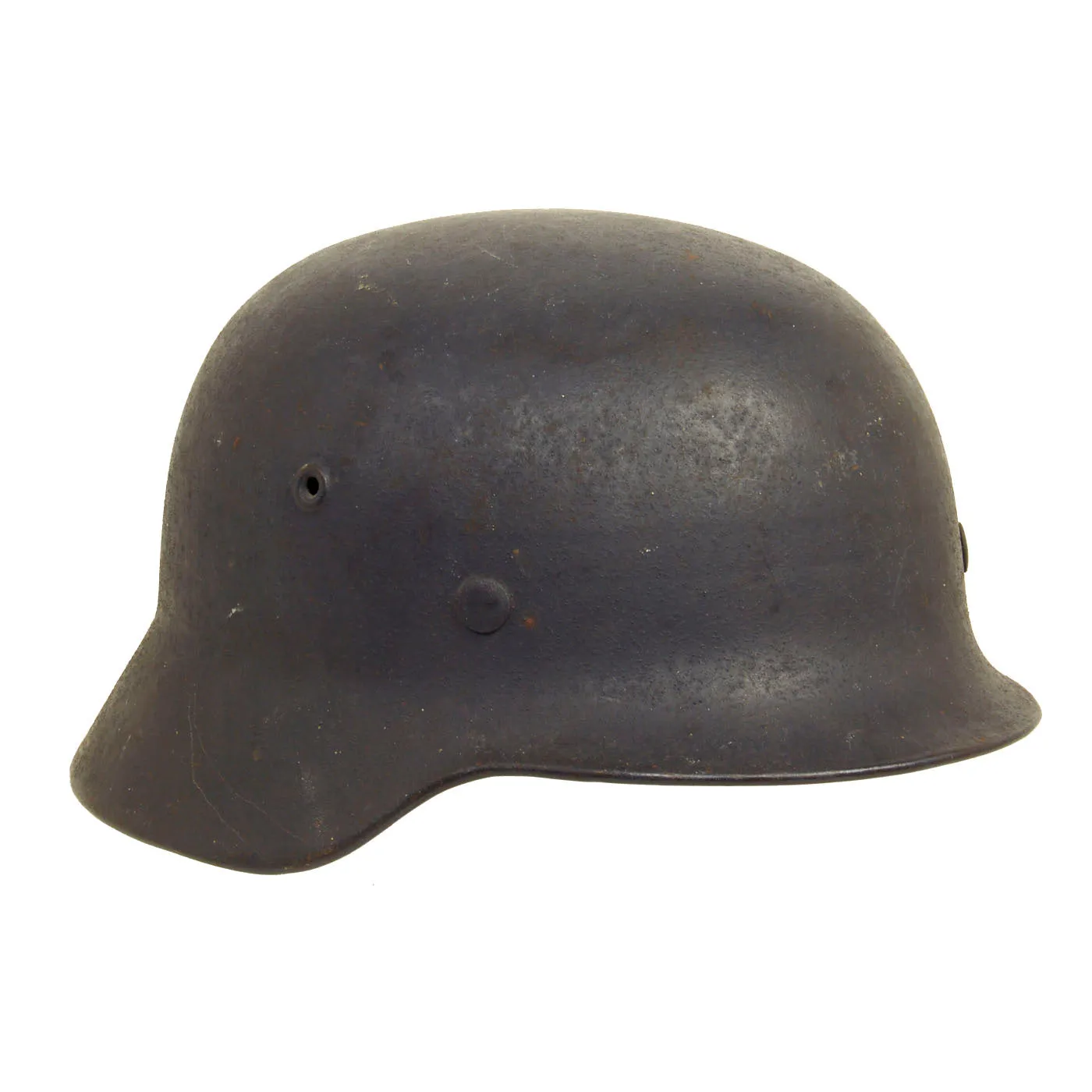 Original German WWII Extra Large M40 Single Decal Luftwaffe Helmet with 61cm Liner & Chinstrap - SE68