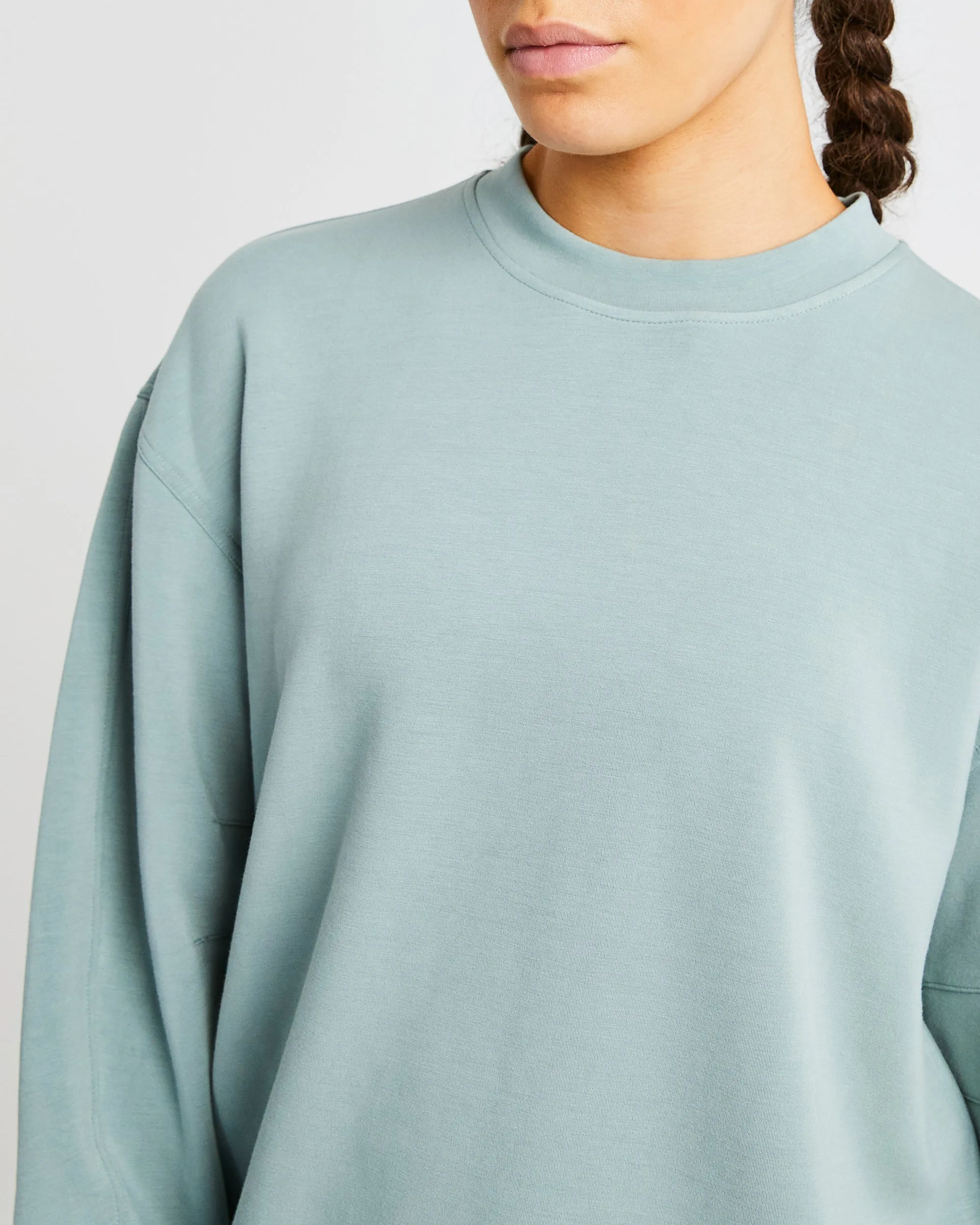 Oversized Jumper - Sage Green