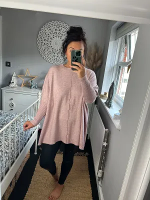 Round Neck Jumper - Blush