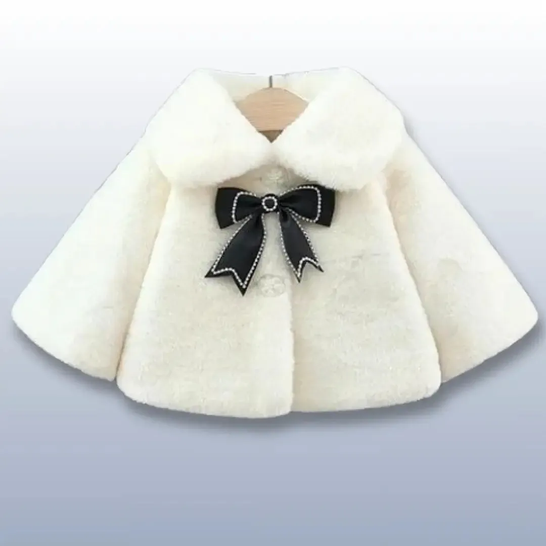 Royal Winter Baby 👑 Luxe Faux Fur Overcoat for Toddlers (9M-3T)