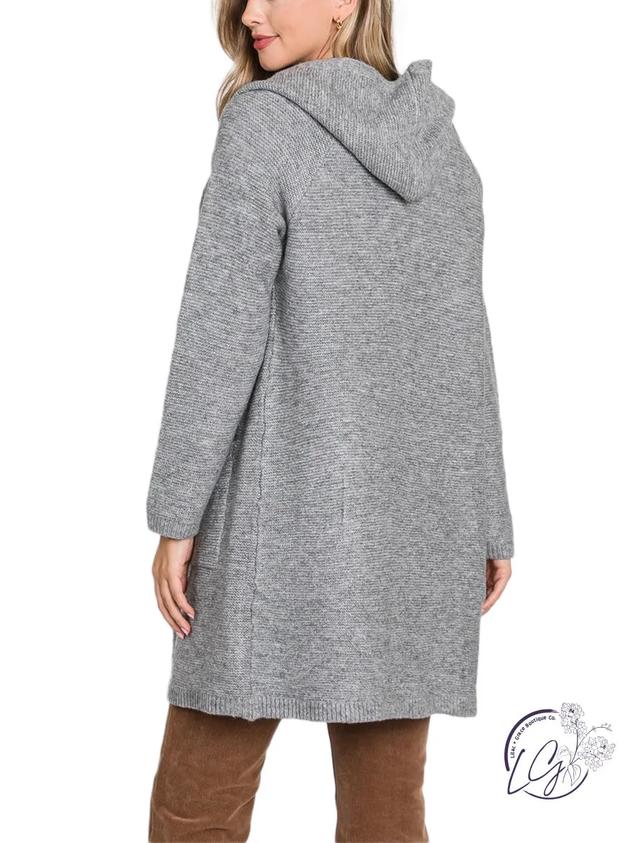 Sleek Sweater Overcoat