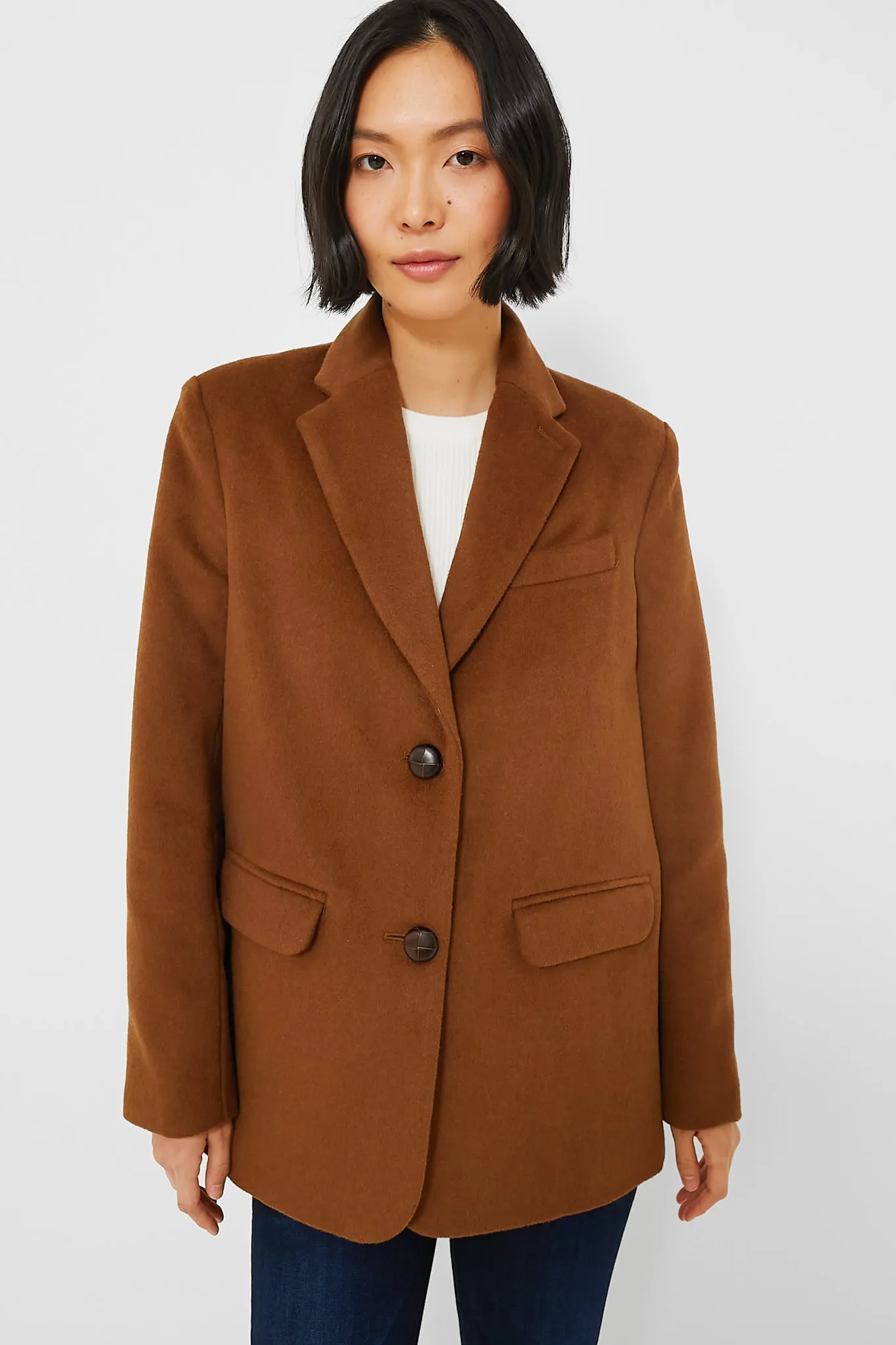 Walnut Wool Cashmere Atelier Blazer