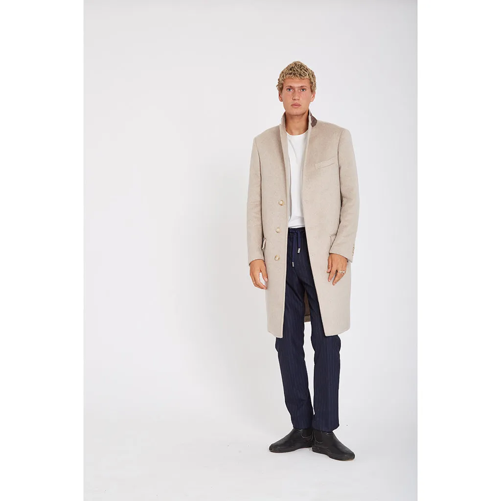 Wasted Talent Di Lusso Cashmere Overcoat - Champagne