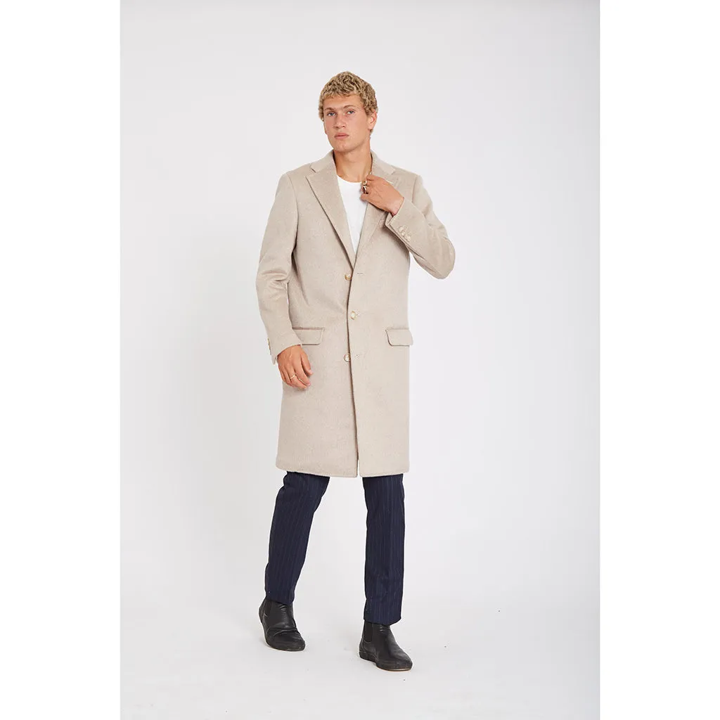 Wasted Talent Di Lusso Cashmere Overcoat - Champagne