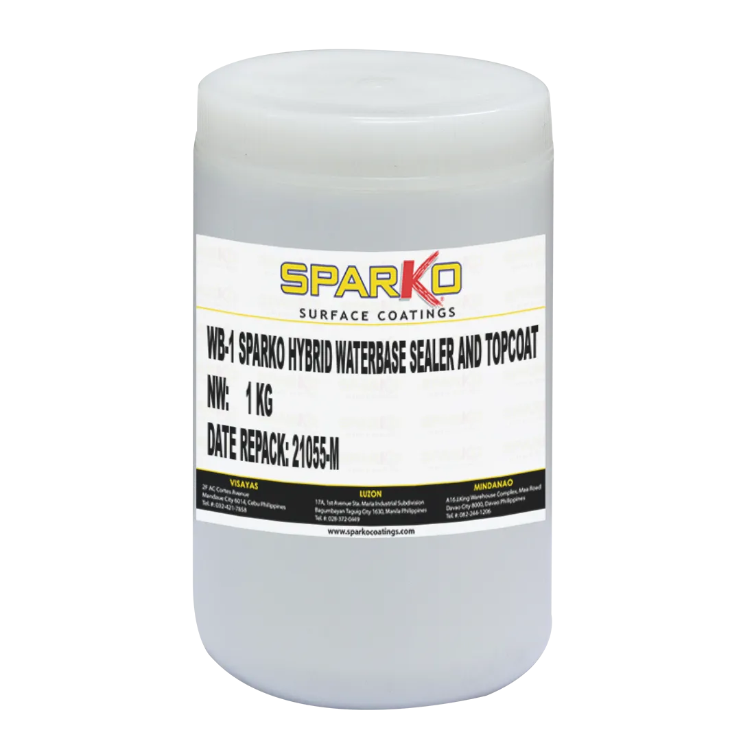 WB-1 SPARKO HYBRID WATERBASE SEALER AND TOPCOAT