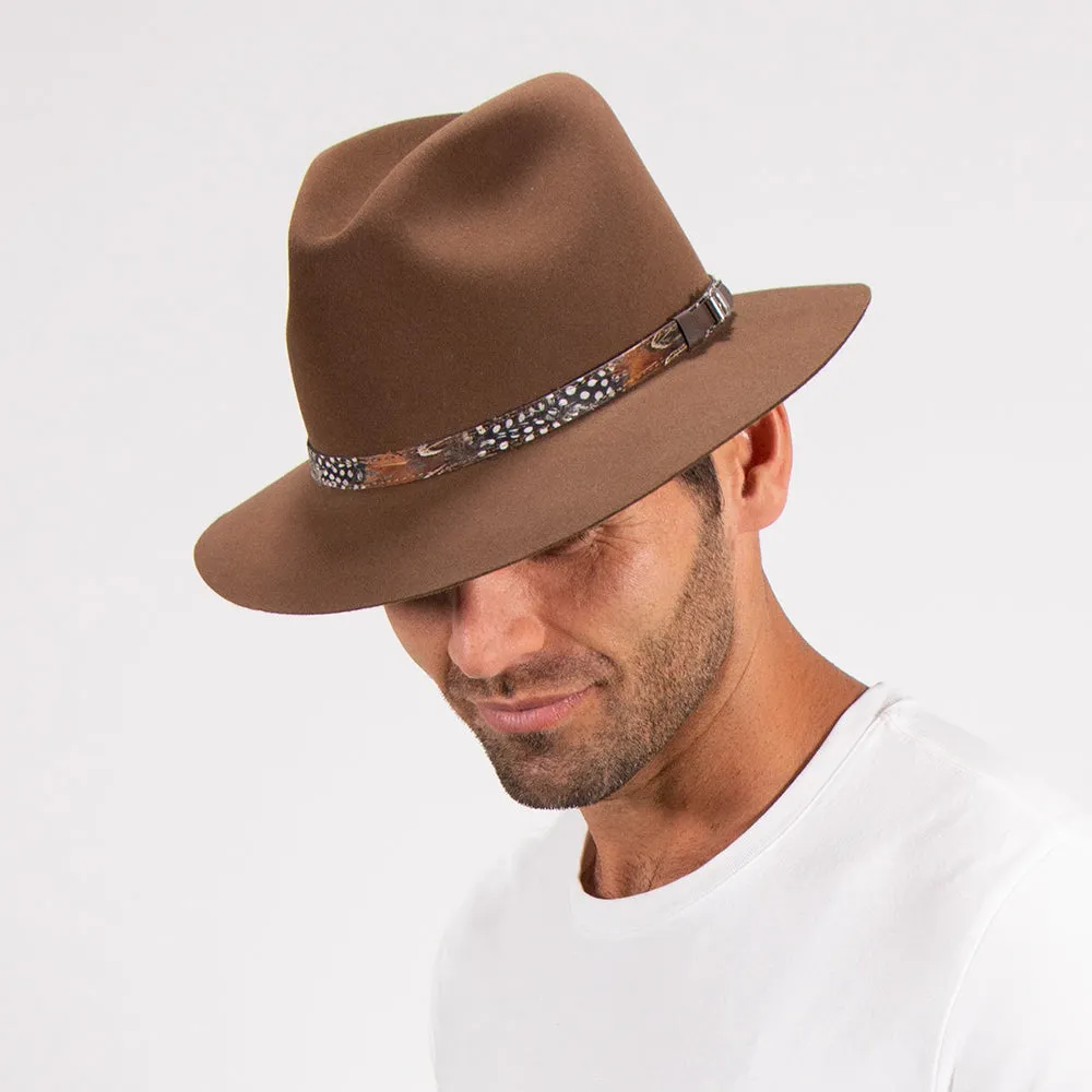 Weekender - Stetson Walnut Fur Felt Fedora Hat - TFWKDR